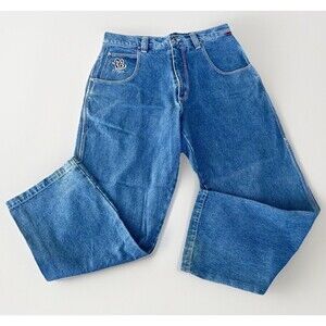 VTG FUBU Jeans  Men’s 36x34 Light Blue Baggy Denim The Collection Y2K Streetwear